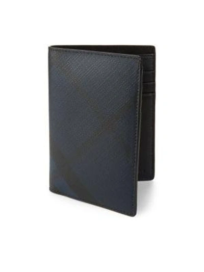 Burberry Kirtley Card Case In Navy