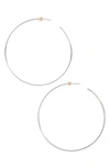 Jenny Bird Large Icon Hoop Earrings In Two-tone