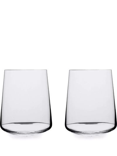 Ichendorf Milano Stand Up 2 Piece Wine Glass In Weiss