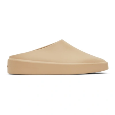Fear Of God Kids Tan 'the California' Loafers In Almond