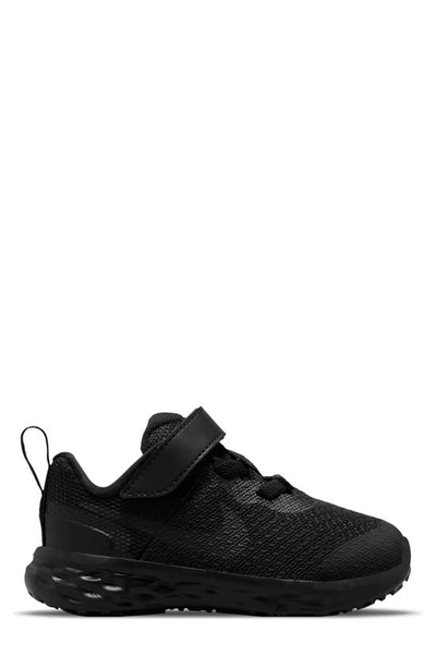 Nike Revolution 6 Little Kids' Shoes In Black/dark Smoke Grey/black