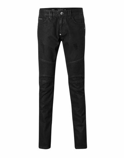 Philipp Plein Biker Straight Cut "san"