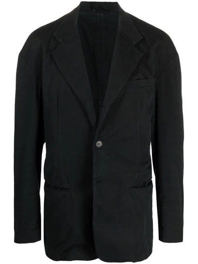 Pre-owned Dolce & Gabbana 1990s Notched Lapels Single-breasted Blazer In Black