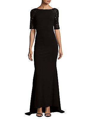 black jersey shift dress