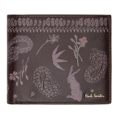 Paul Smith Brown Embroidered Rabbit Wallet In Pr Multicolour | ModeSens
