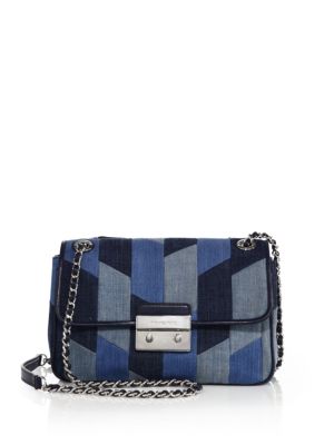 michael kors denim sloan bag