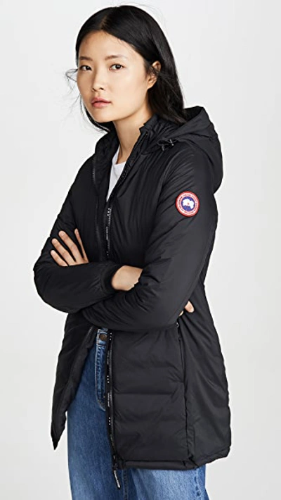 Canada Goose Camp Hooded Jacket In Black