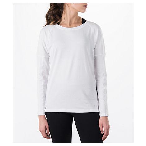 under armour women's long sleeve white