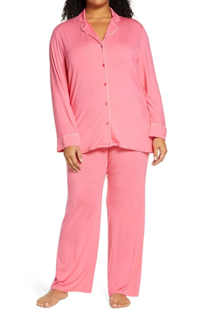 Nordstrom Lingerie Moonlight Pajamas In Pink Camelia
