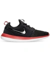Nike Men's Roshe Two Casual Shoes, Black/red - Size 10.0 In Black/black-gym Red-white