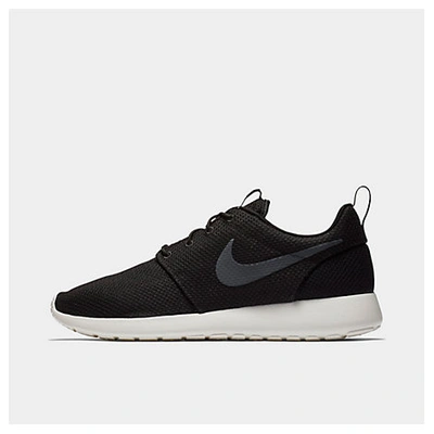 Nike Men's Roshe One Casual Sneakers From Finish Line In Black,sail,anthracite