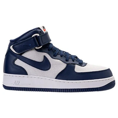 Nike Men's Air Force 1 Mid Casual Shoes, Blue