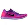 Nike Women's Free Rn Flyknit 2017 Running Shoes, Pink