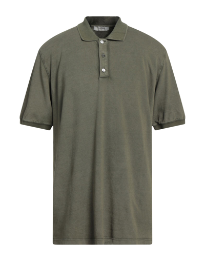 Alpha Studio Polo Shirts In Green