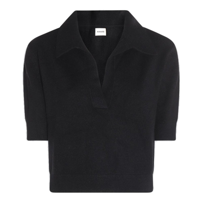 Khaite Shrunken Jo Cashmere Sweater In Black