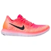 Nike Women's Free Rn Flyknit 2017 Running Shoes, Orange
