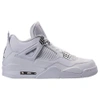 Nike Men's Air Jordan Retro 4 Basketball Shoes, White