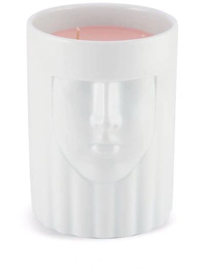 Ginori 1735 The Lady Vase Candle In Weiss