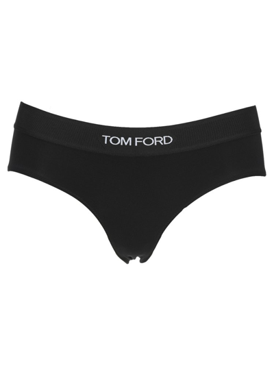 Tom Ford Black Logo Boy Briefs