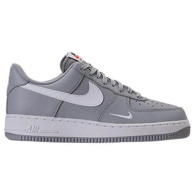 Nike Men's Air Force 1 Low Casual Shoes, Grey In Grey