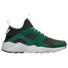 Nike Men's Air Huarache Run Ultra Casual Shoes, Green/black - Size 12.0