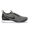 Nike Men's Air Zoom Mariah Flyknit Racer Running Sneakers From Finish Line In Grey Black Red White