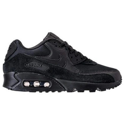 Nike Women's Air Max 90 Running Shoes, Black In Black