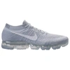 Nike Men's Air Vapormax Flyknit Running Shoes, White/grey