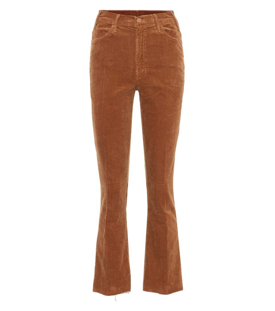 Mother The Hustler Ankle Fray Jeans In Brown | ModeSens