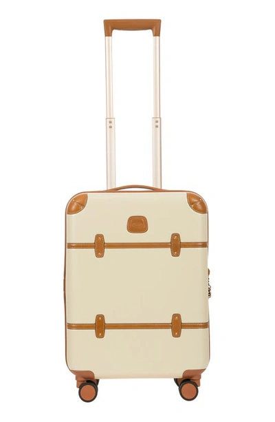 Bric's Bellagio 2.0 21 Carry On Spinner Trunk With Pocket In Cream