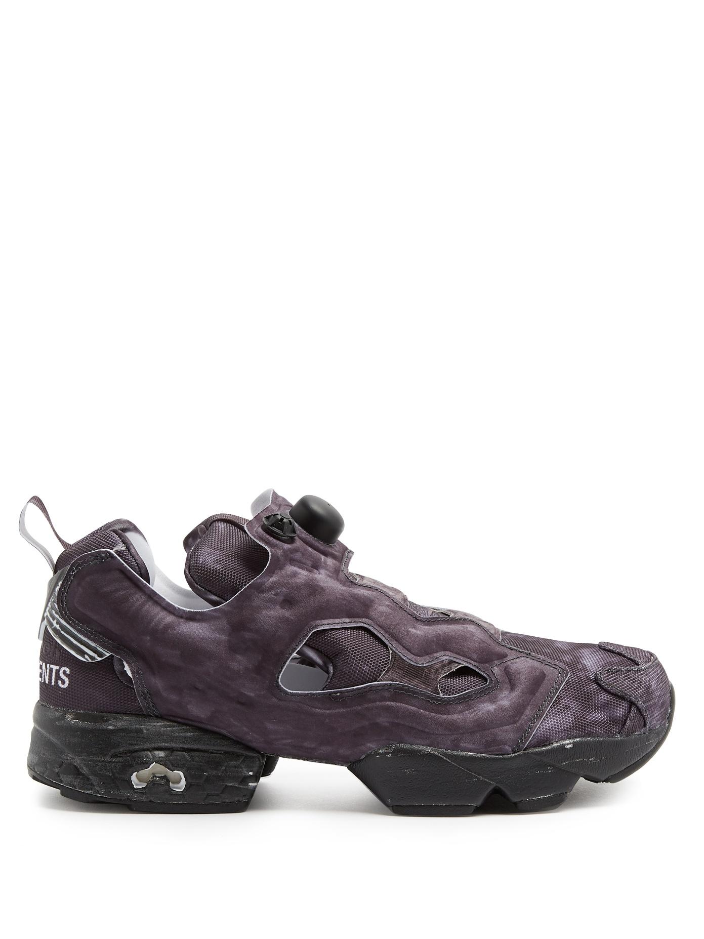vetements reebok instapump fury black