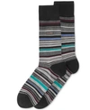 Calvin Klein Multistripe Emblem Socks In Black