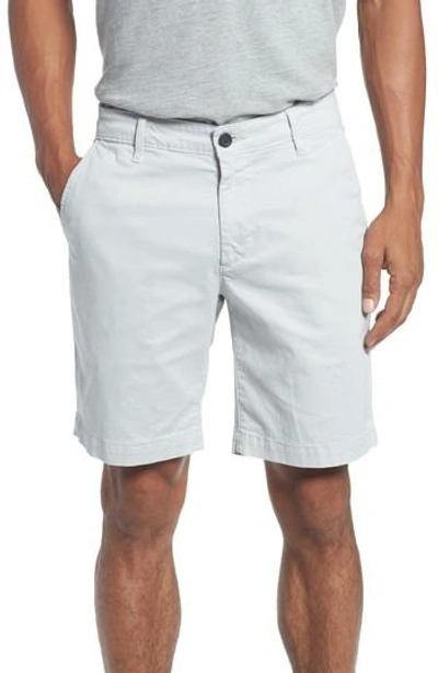 Ag Wanderer Modern Slim Fit Print Twill Shorts In High Tide