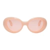 Acne Studios Mustang Sunglasses In Pink & Fluo Pink