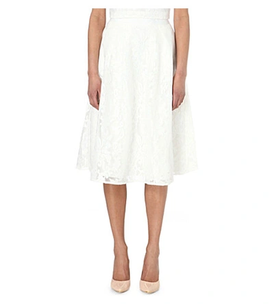 Ted Baker Hazil Mesh Lace Skirt In White | ModeSens
