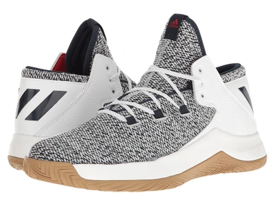 Adidas Originals Adidas - Rise Up (grey Heather/navy/white) Men's  Basketball Shoes | ModeSens