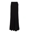 Ann Demeulemeester Long Slit Detail Skirt In Black