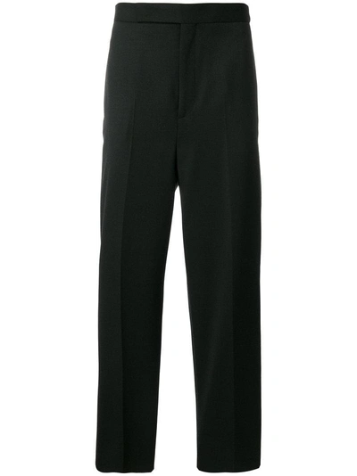 Neil Barrett Wide Leg Trousers In Black