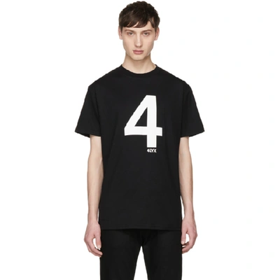 Alyx T-shirt With Printed Number In 001-black