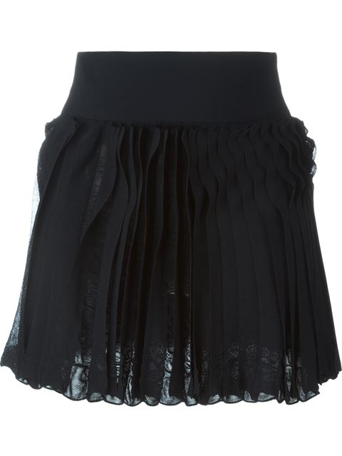 Antonio Berardi Pleated Mini Skirt | ModeSens
