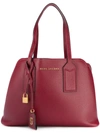 Marc Jacobs The Editor Leather Shoulder Bag In Cabernet