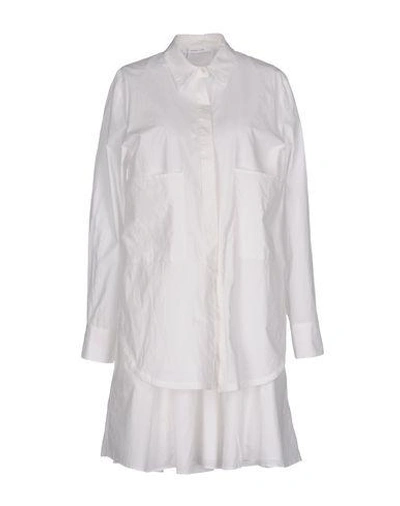 Derek Lam Shirt Dress In White