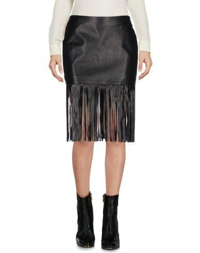 Theperfext Mini Skirt In Black