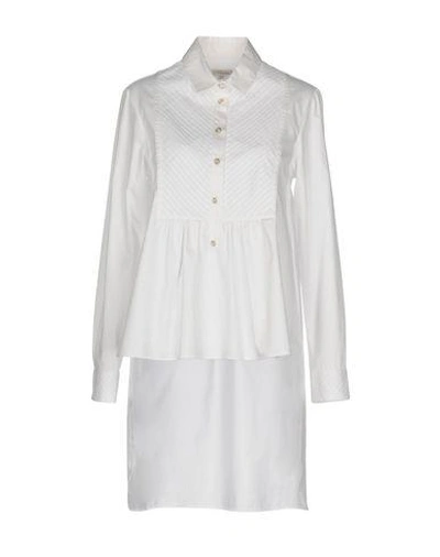 Temperley London Solid Colour Shirts & Blouses In White