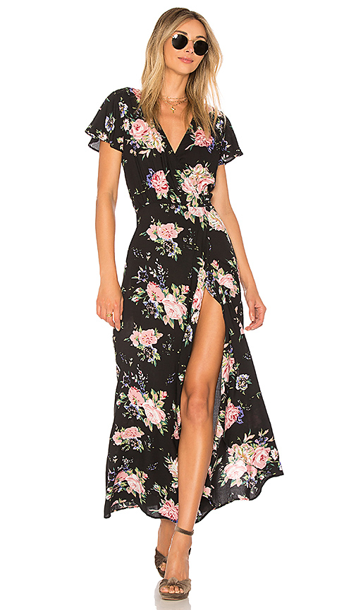auguste scarlett wrap maxi dress
