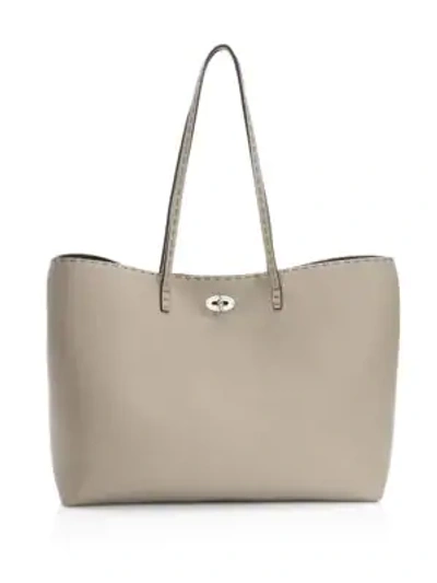 Fendi Carla Leather Tote In Cordabx