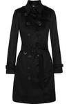 Burberry The Sandringham Cashmere Trench Coat In Black