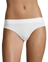 Dkny Litewear Seamless Bikini In Poplin White