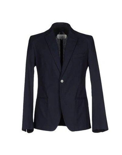 Maison Margiela Blazers In Dark Blue