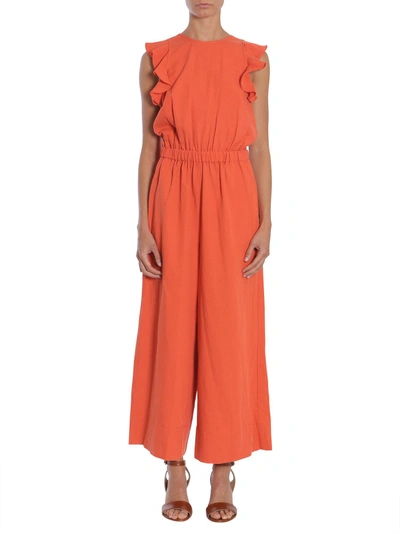 Ulla Johnson Viola Jumpsuit In Arancione